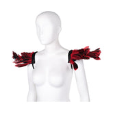Women Colorful Feather Cape Shawl Gothic Party Halloween Cosplay Costume Accessories